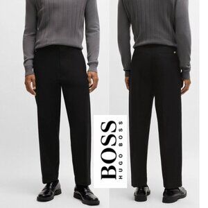 Hugo Boss Black Paddys Pants, Size 38R Straight Fit, Classic Style Versatile